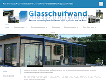 Tablet Screenshot of glasschuifwand.be